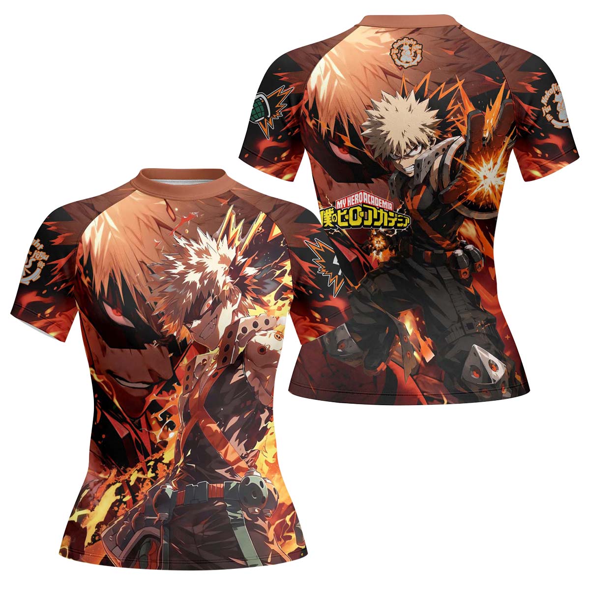  My Hero Academia Bakugo Rash Guard