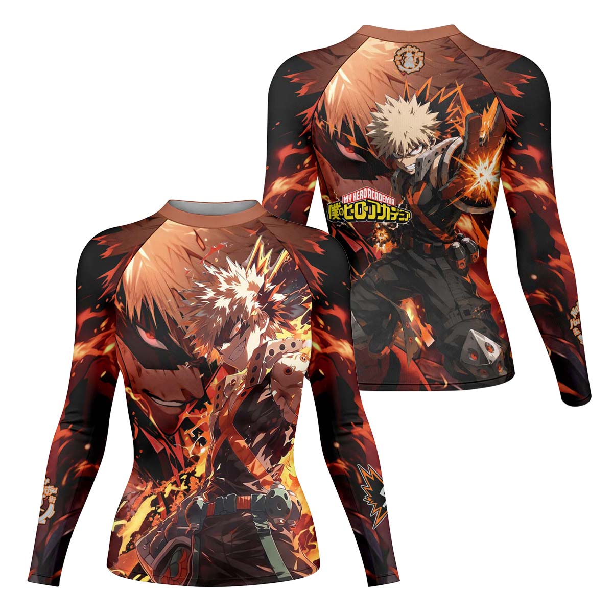  My Hero Academia Bakugo Rash Guard