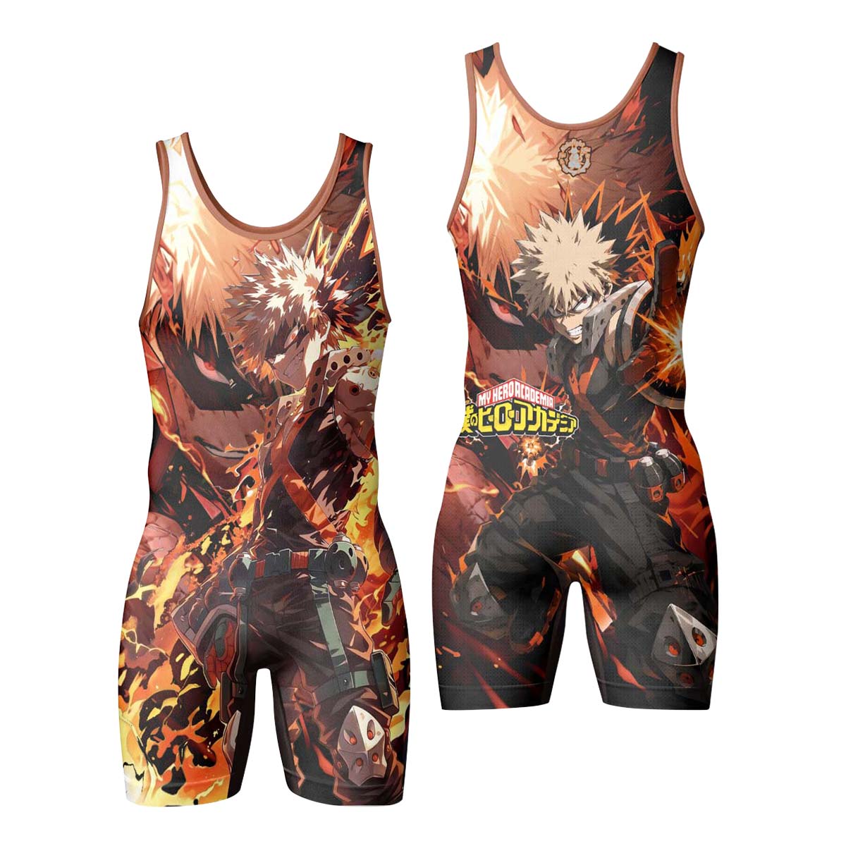  My Hero Academia Bakugo Wrestling Singlet