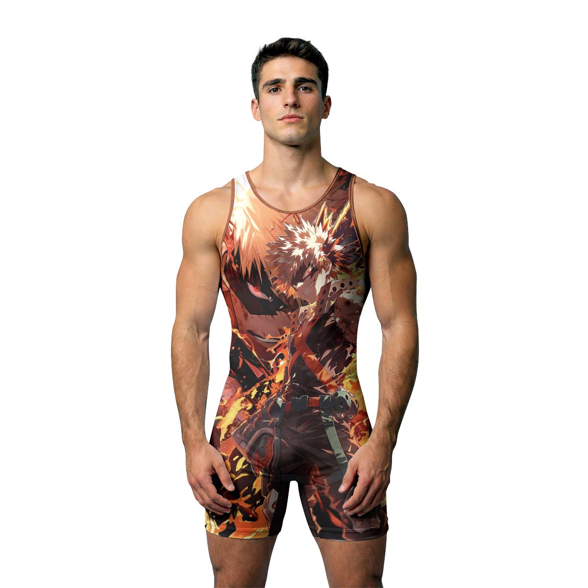 My Hero Academia Bakugo Wrestling Singlet