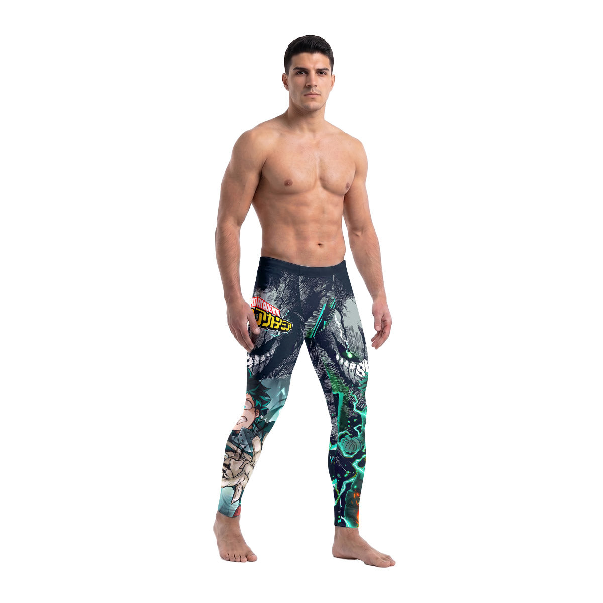  My Hero Academia Midoriya Men's Compression Leggings