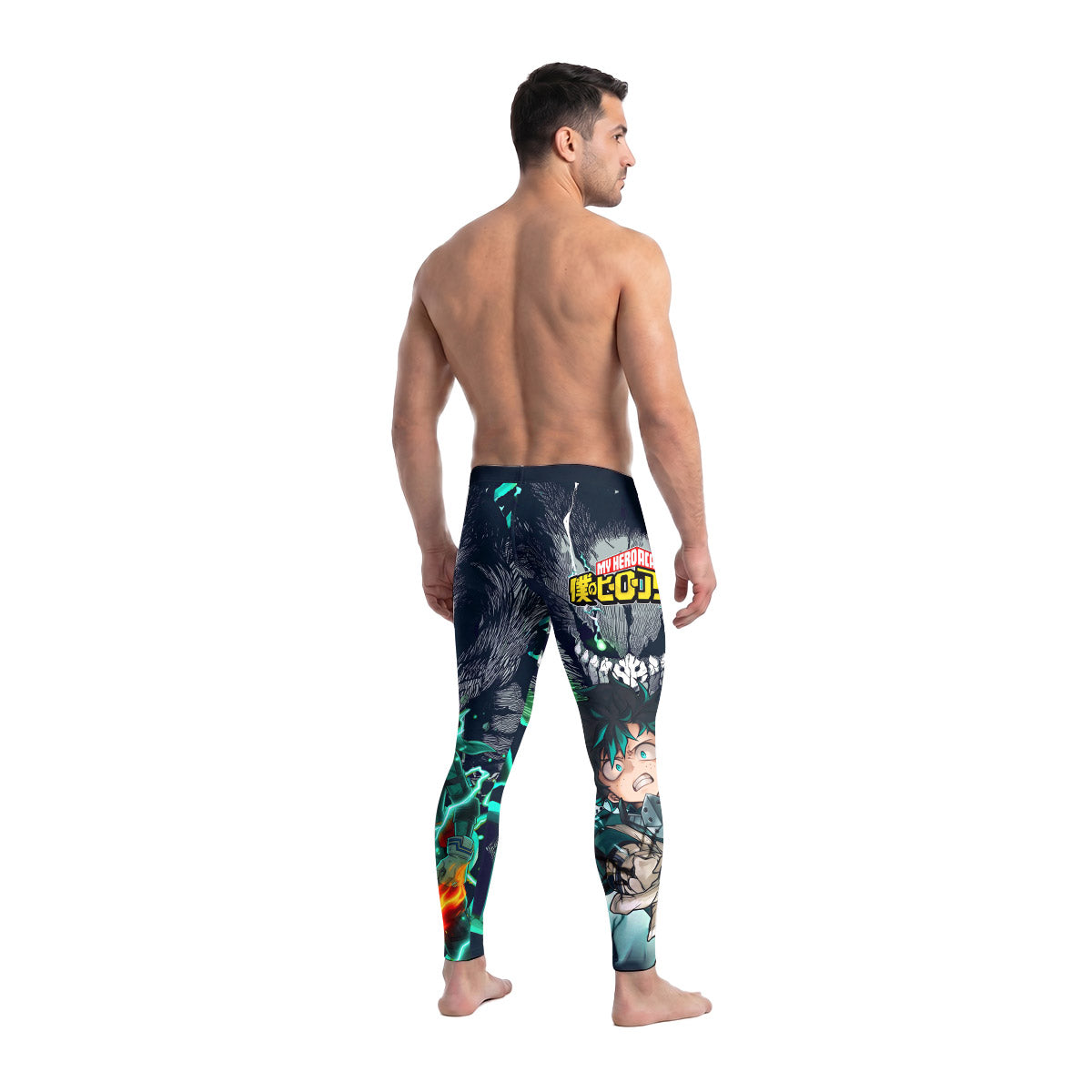  My Hero Academia Midoriya Men's Compression Leggings