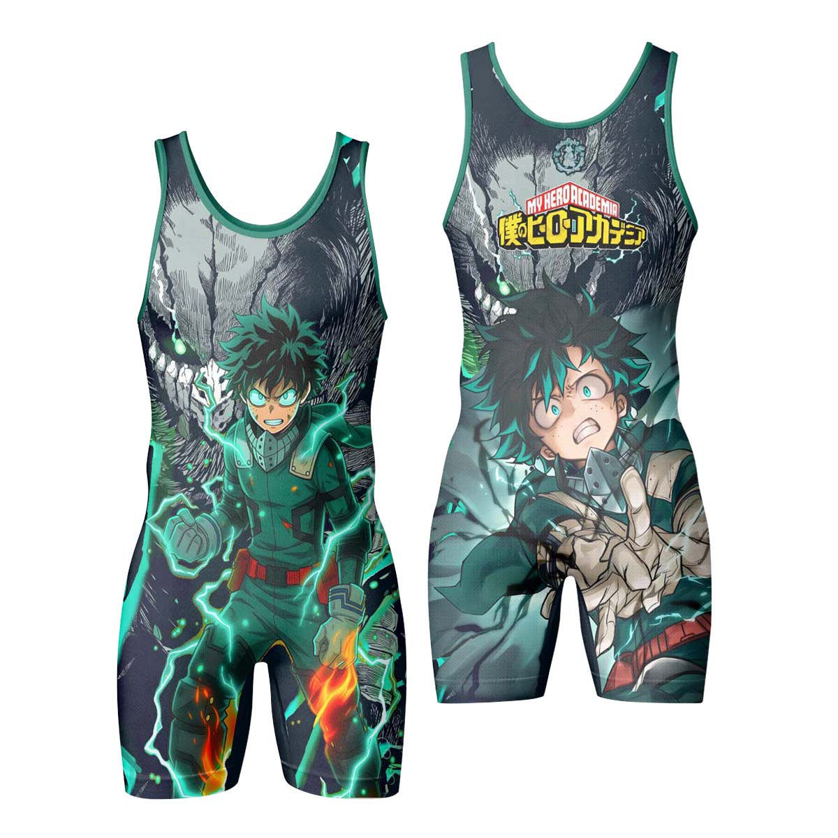  My Hero Academia Midoriya Wrestling Singlet