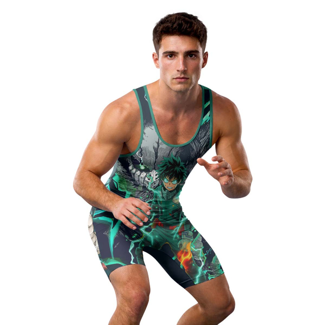  My Hero Academia Midoriya Wrestling Singlet