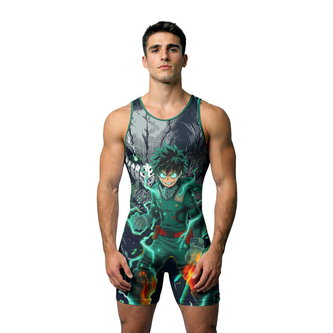  My Hero Academia Midoriya Wrestling Singlet
