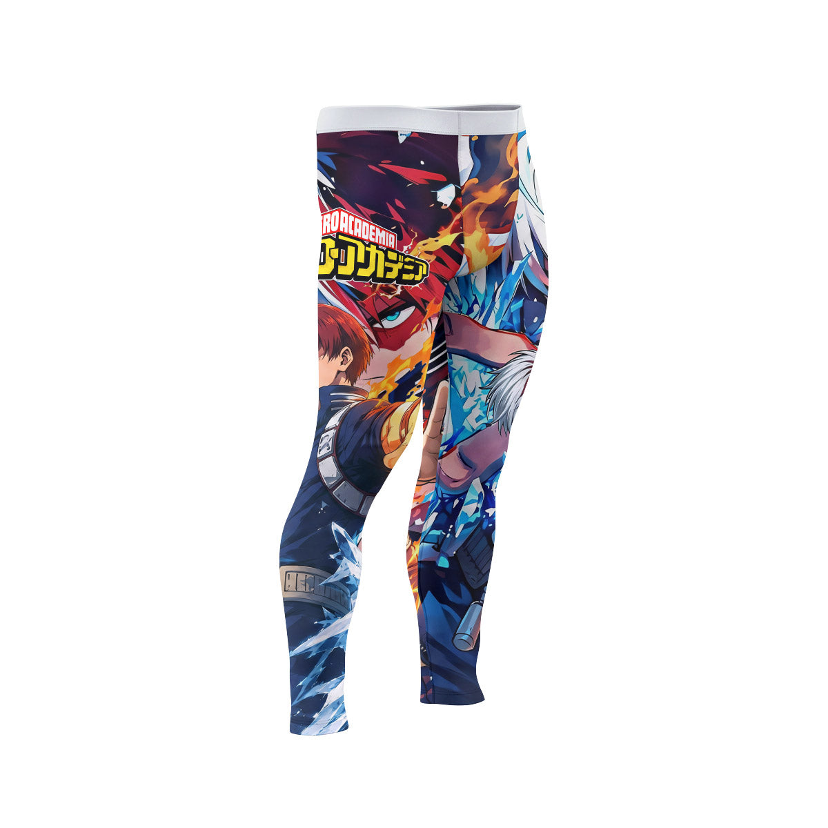  My Hero Academia Todoroki Men's Compression Leggings
