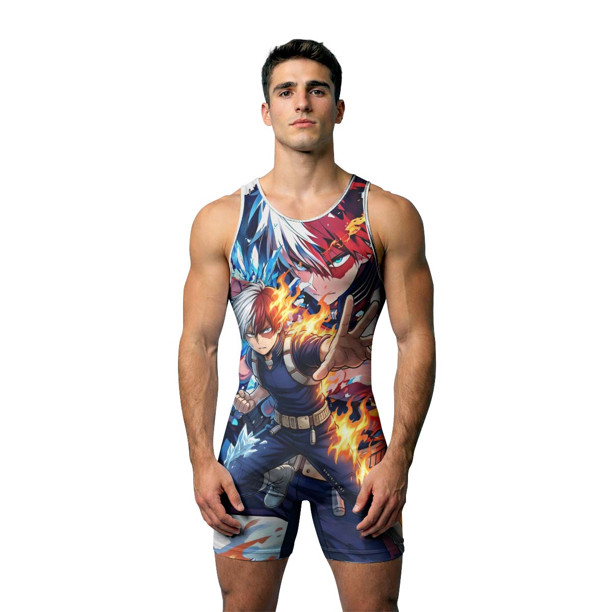 My Hero Academia Todoroki Wrestling Singlet