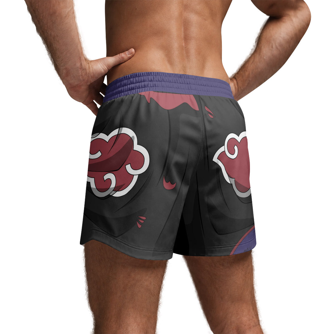 Naruto Akatsuki Uchiha Itachi Grappling Shorts