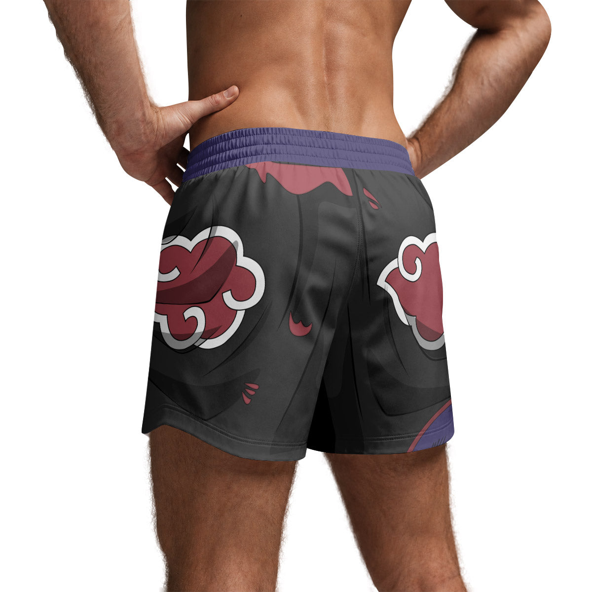 Naruto Akatsuki Uchiha Itachi Grappling Shorts