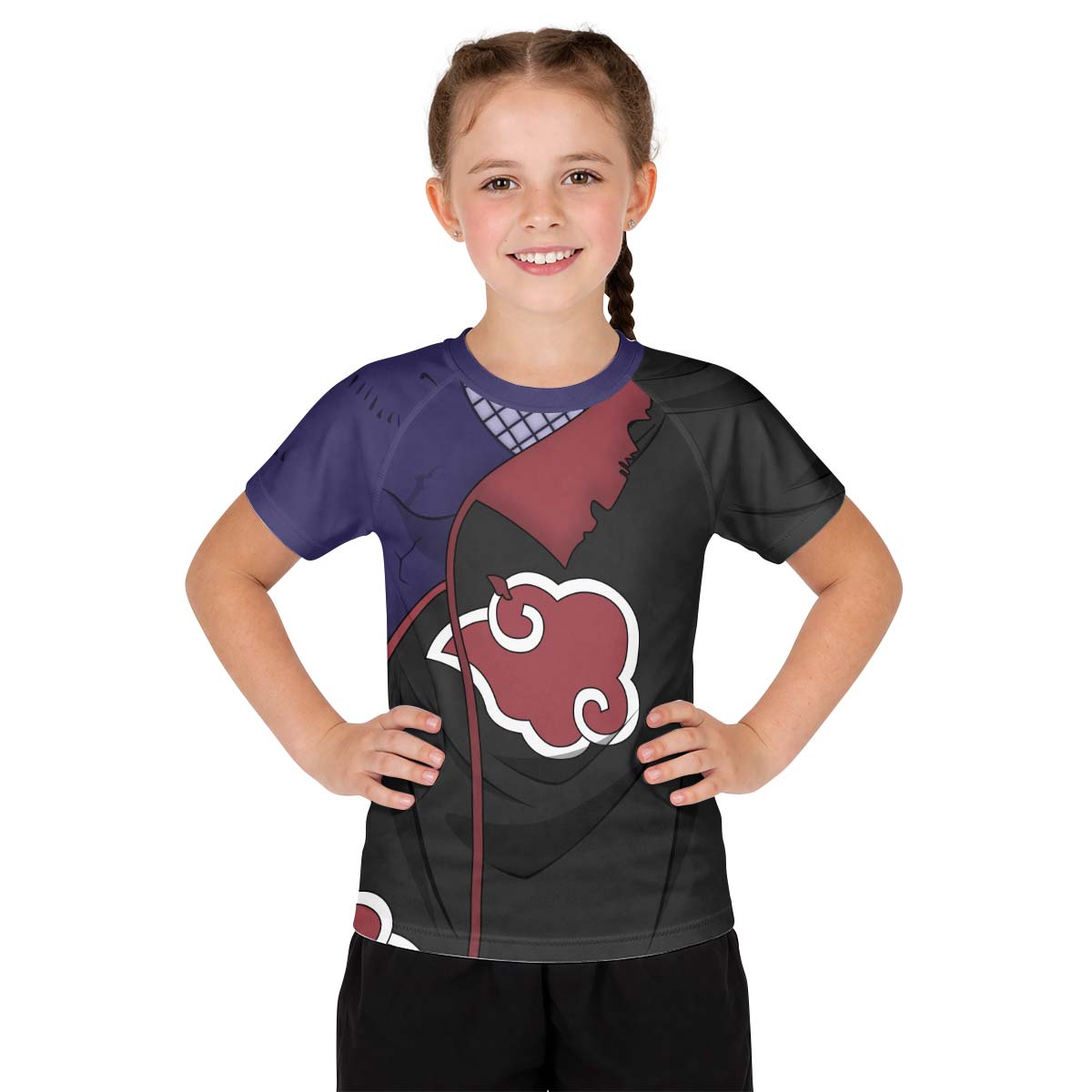 Naruto Akatsuki Uchiha Itachi Kid Rash Guard