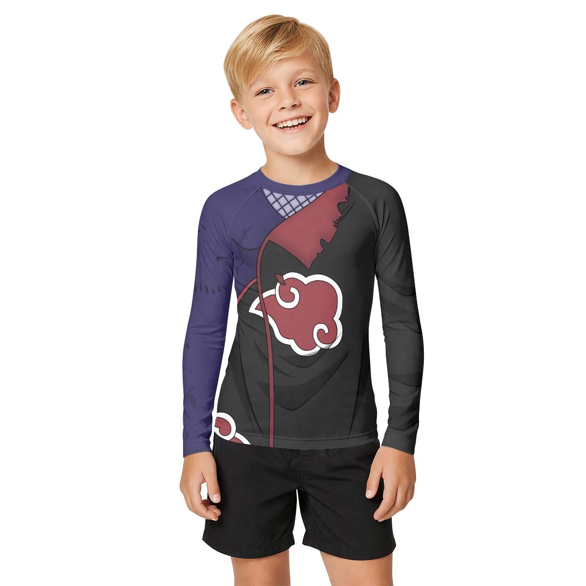 Naruto Akatsuki Uchiha Itachi Kid Rash Guard