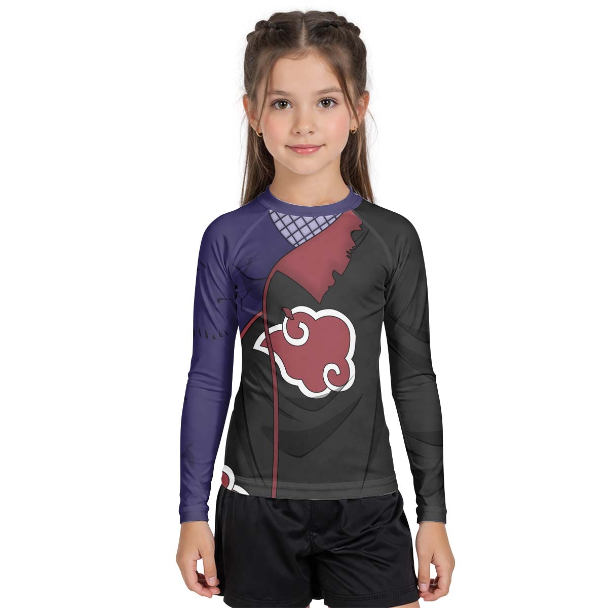 Naruto Akatsuki Uchiha Itachi Kid Rash Guard