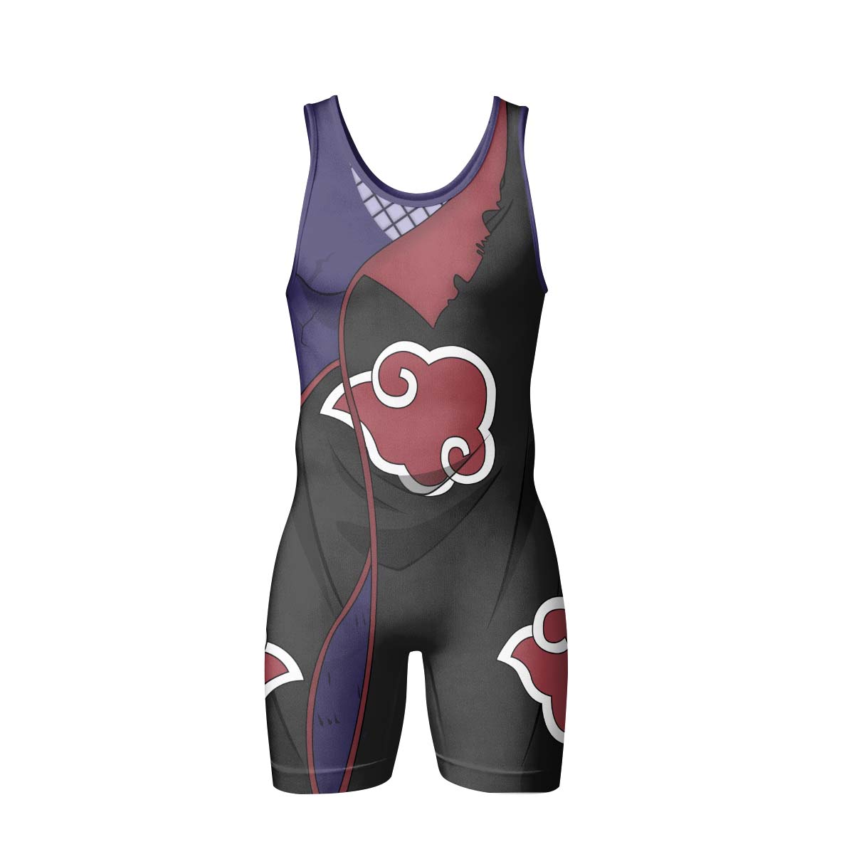 Naruto Akatsuki Uchiha Itachi Wrestling Singlet