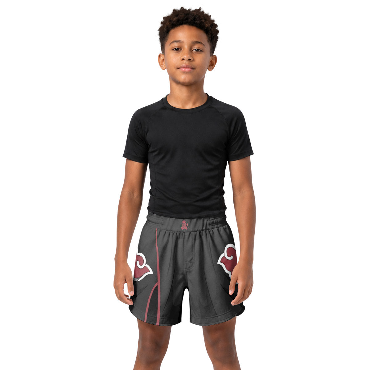 Naruto Akatsuki Kids Grappling Shorts