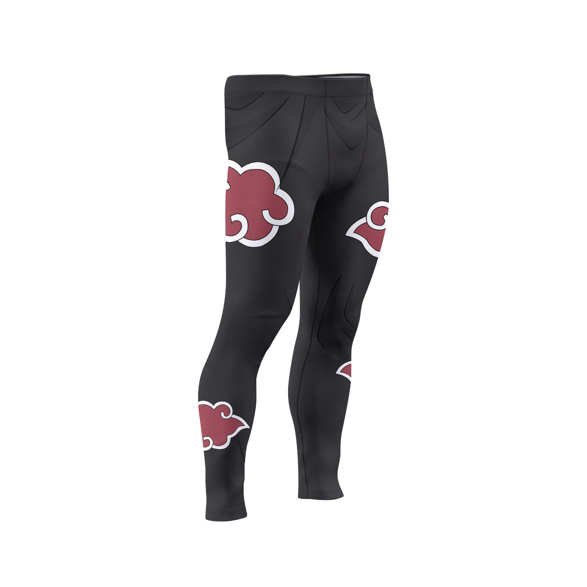  Naruto Akatsuki Men's Compression Leggings