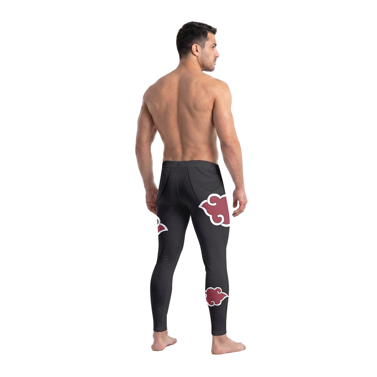  Naruto Akatsuki Men's Compression Leggings