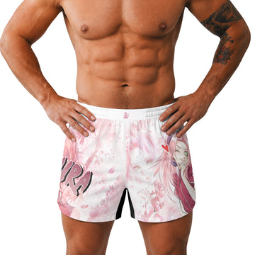  Naruto Haruno Sakura Grappling Shorts