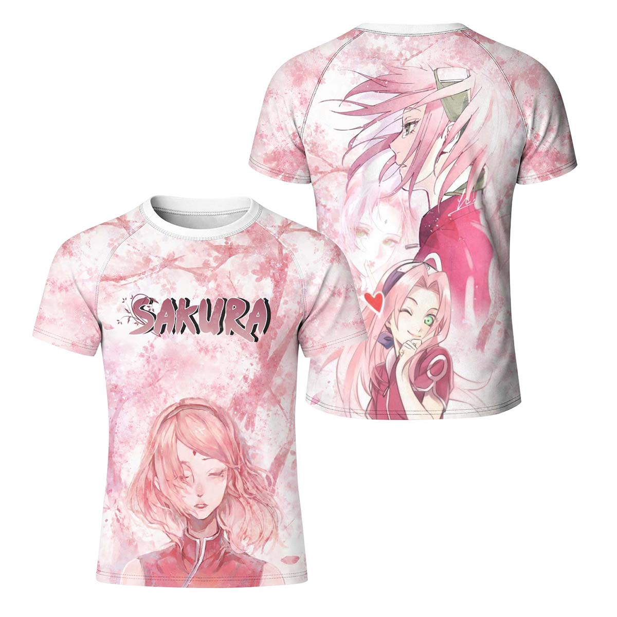  Naruto Haruno Sakura Kid Rash Guard