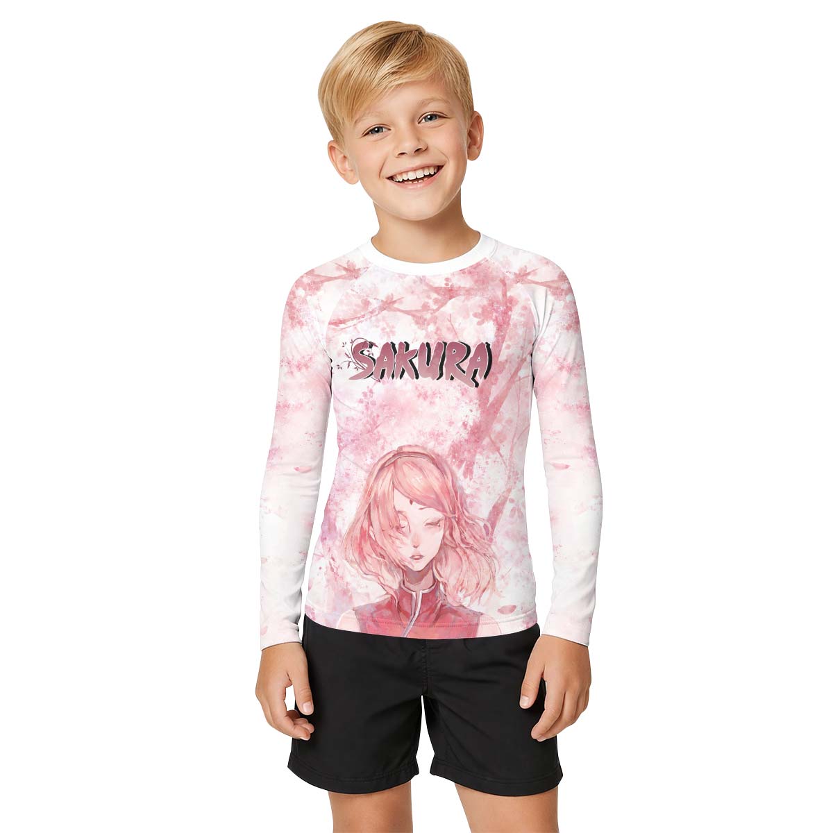 Naruto Haruno Sakura Kid Rash Guard