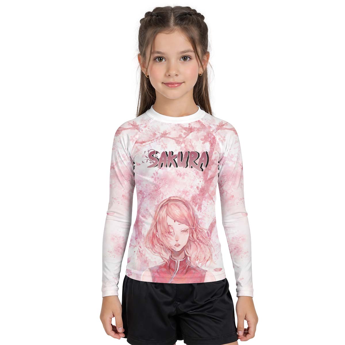 Naruto Haruno Sakura Kid Rash Guard