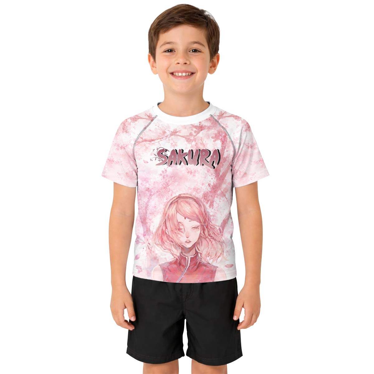  Naruto Haruno Sakura Kid Rash Guard