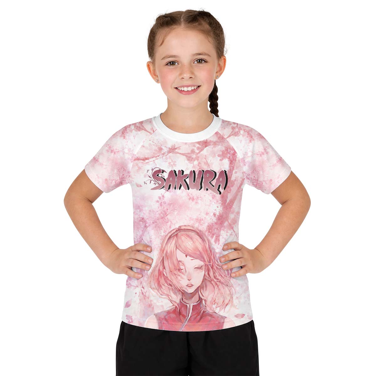  Naruto Haruno Sakura Kid Rash Guard