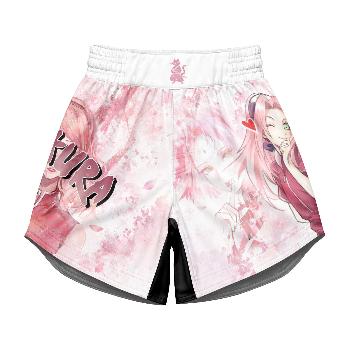 Naruto Haruno Sakura Kids Grappling Shorts