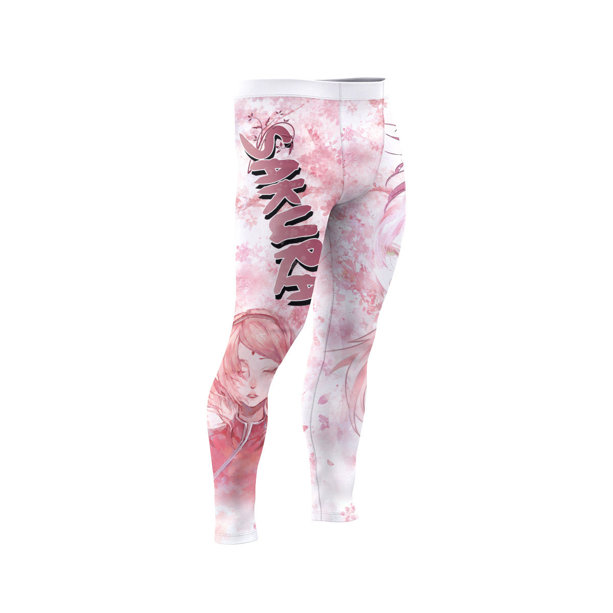  Naruto Haruno Sakura Men's Compression Leggings