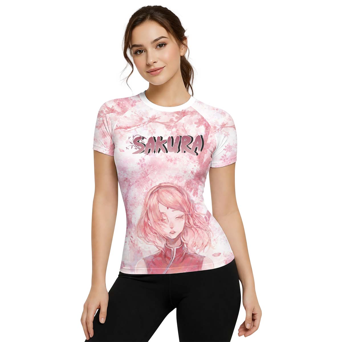  Naruto Haruno Sakura Rash Guard