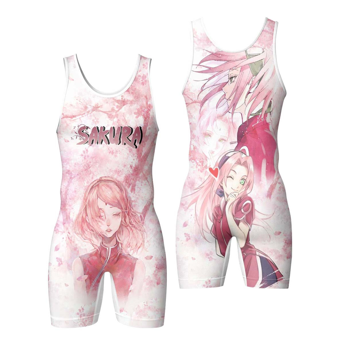 Naruto Haruno Sakura Wrestling Singlet