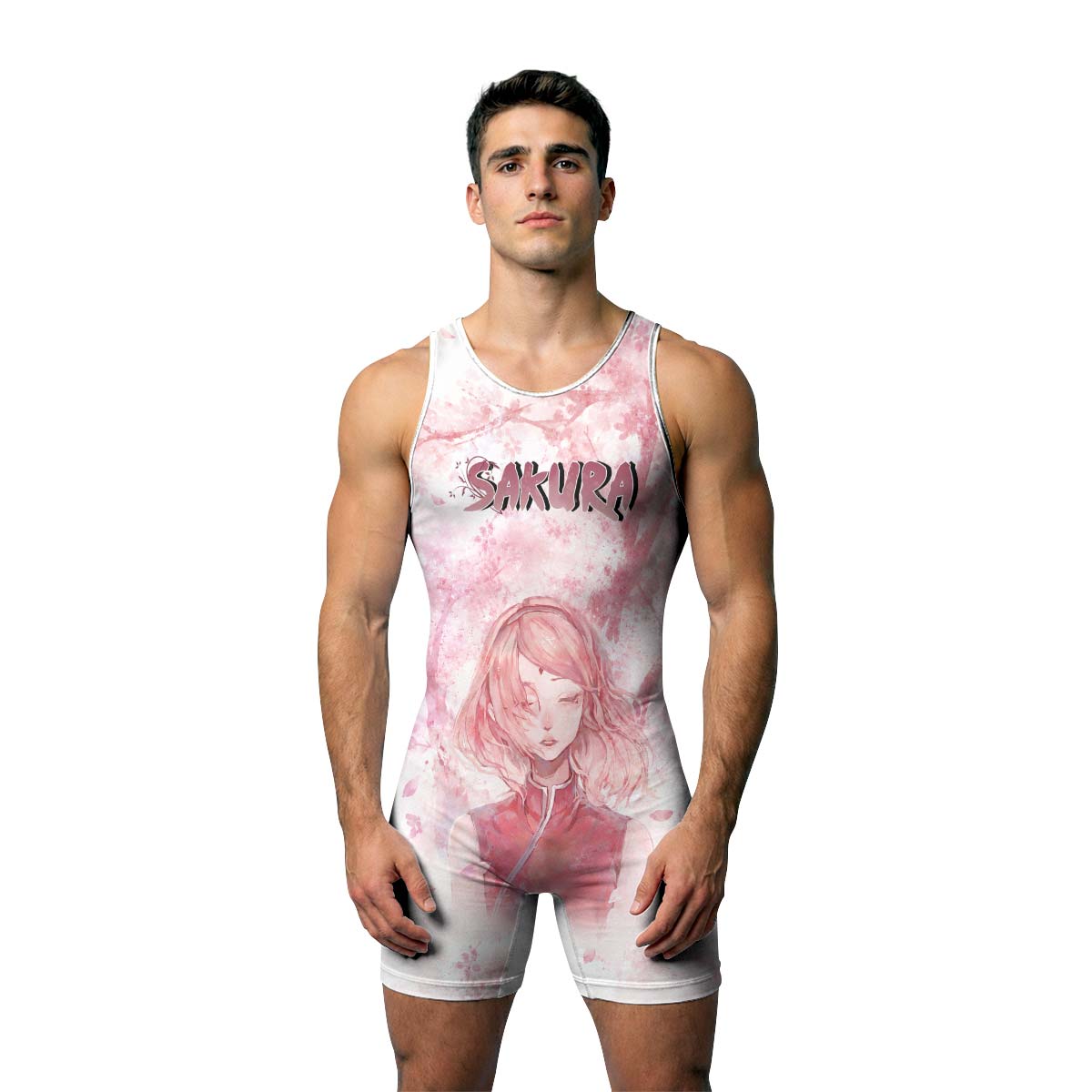 Naruto Haruno Sakura Wrestling Singlet