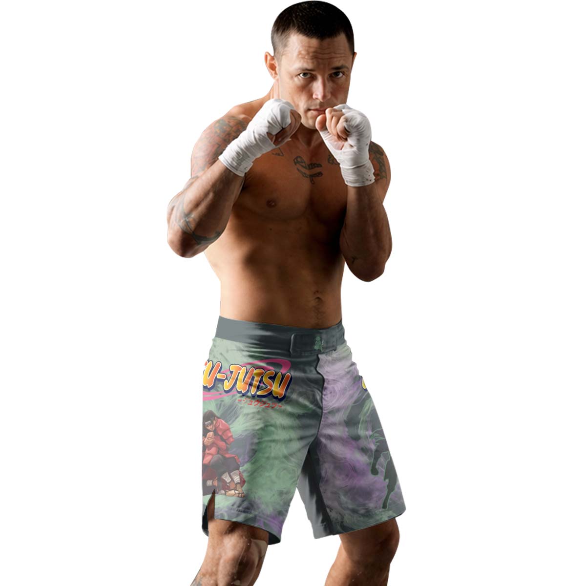  Naruto Hashirama Versus Madara Fight Shorts