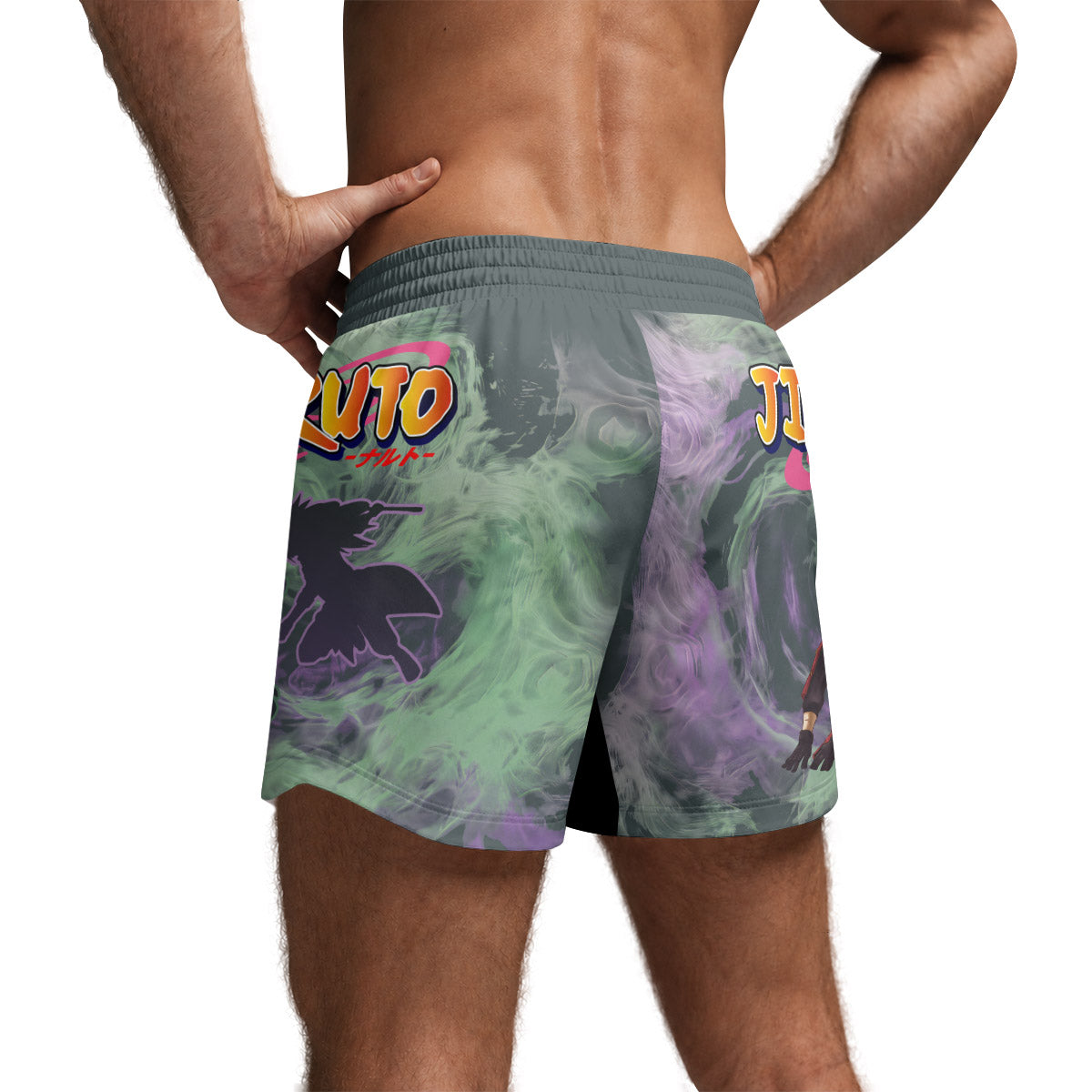  Naruto Hashirama Versus Madara Grappling Shorts