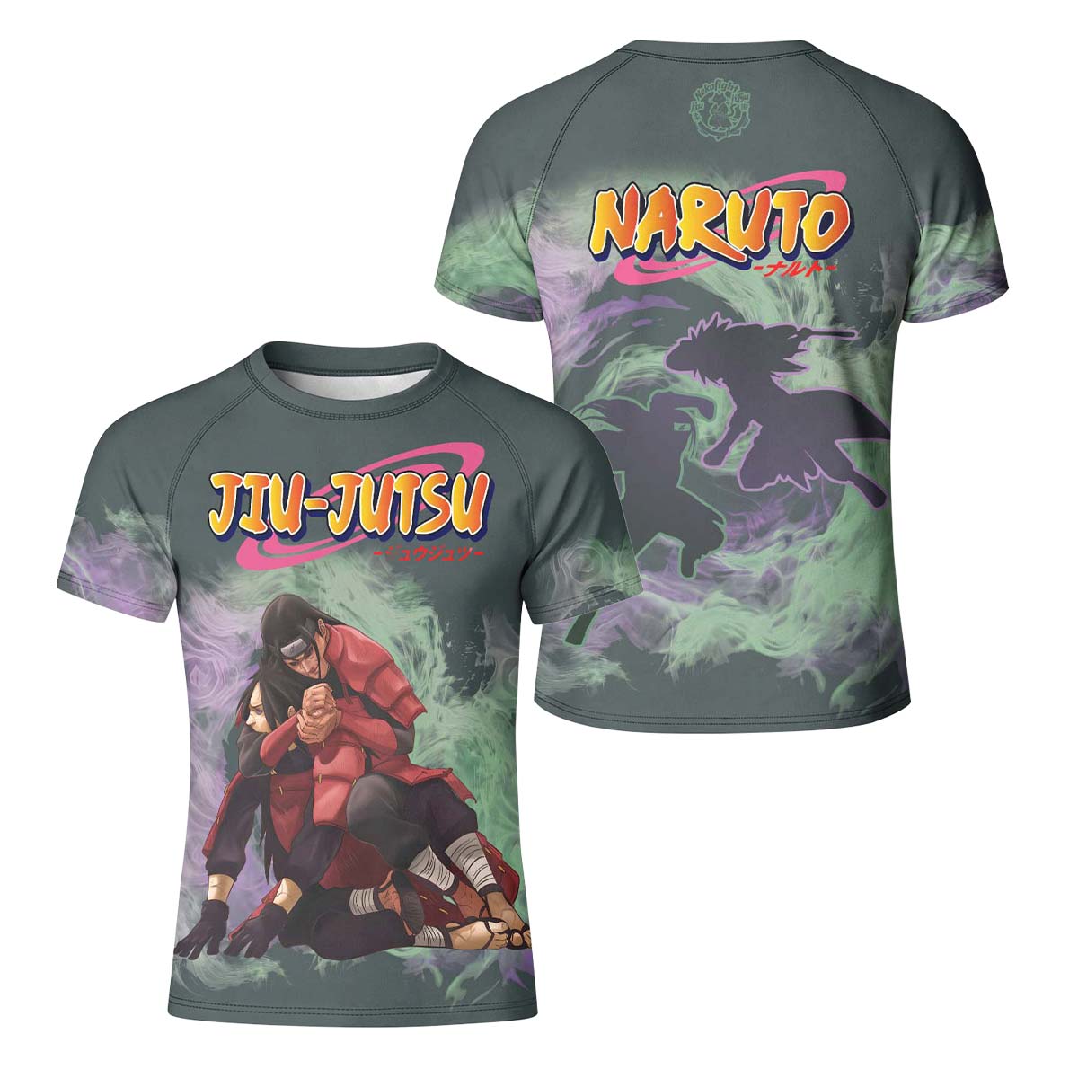  Naruto Hashirama Versus Madara Kids Rash Guard