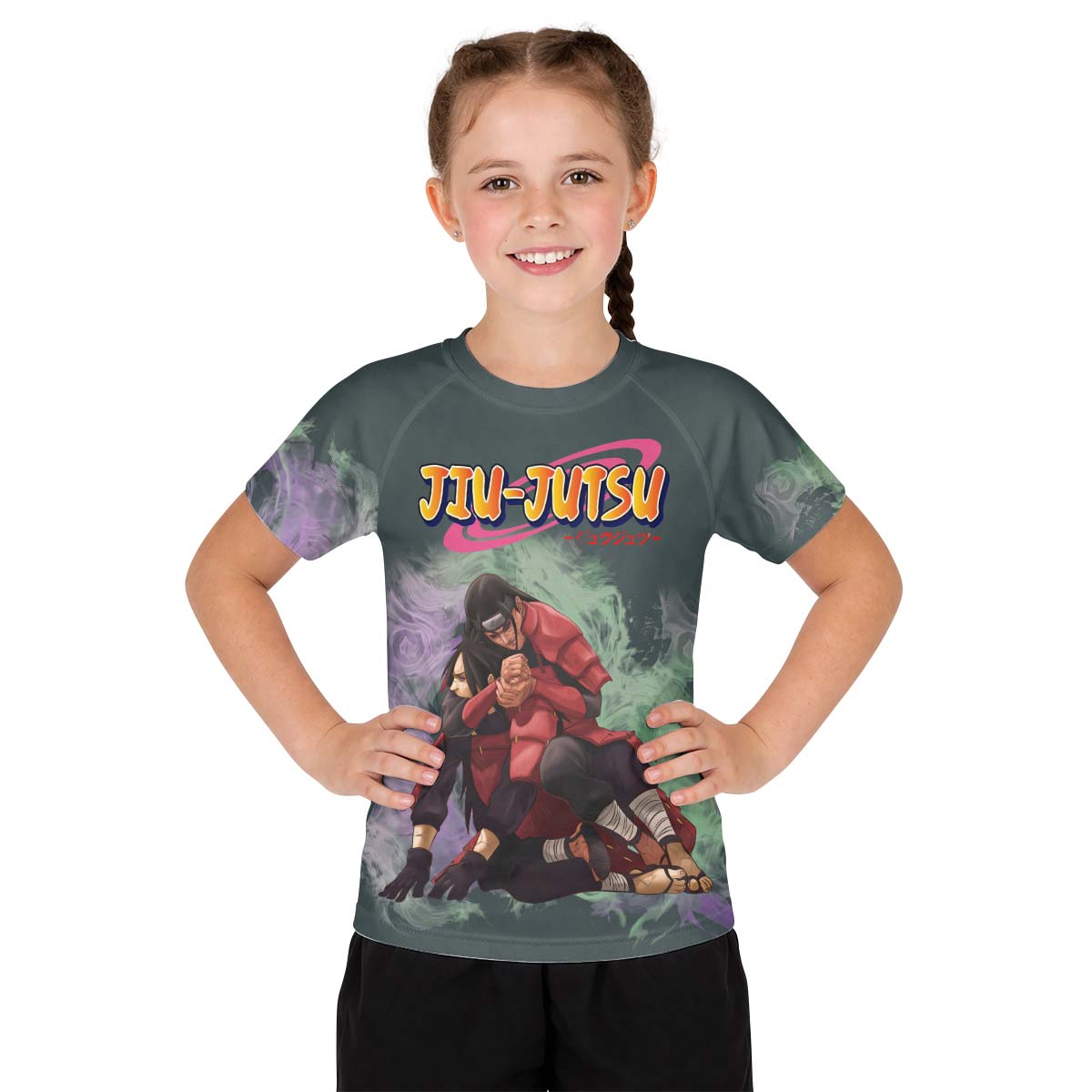  Naruto Hashirama Versus Madara Kids Rash Guard