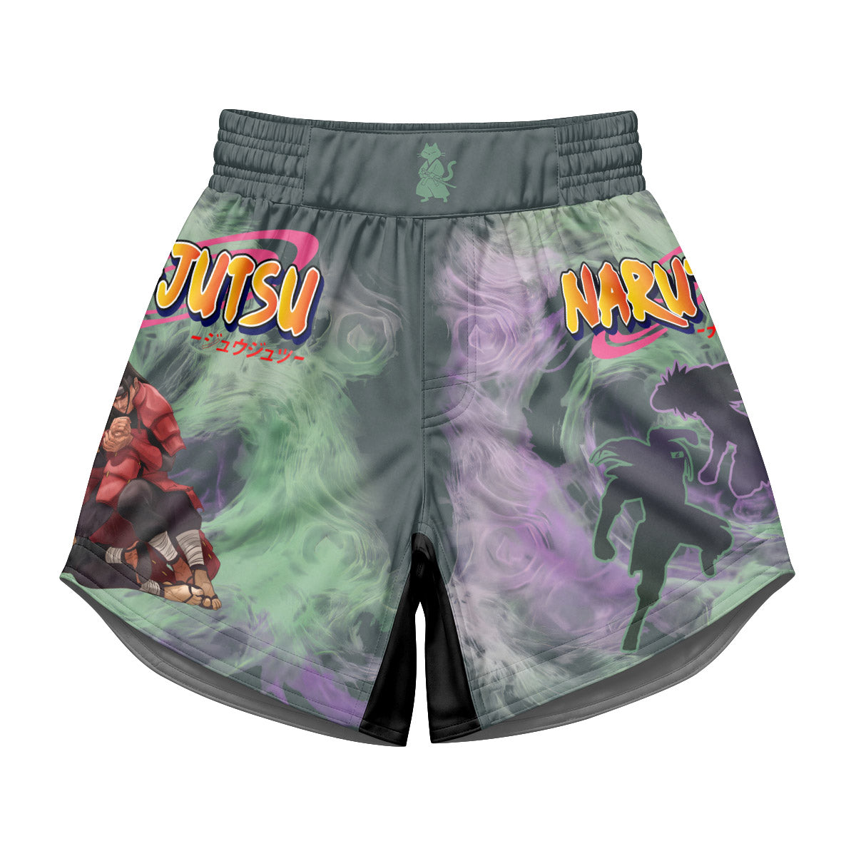 Naruto Hashirama Versus Madara Kids Grappling Shorts