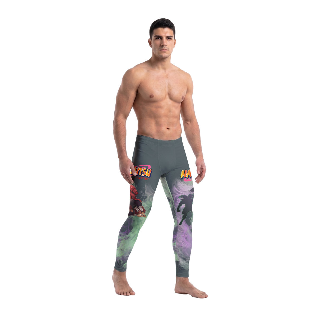  Naruto Hashirama Versus Madara Men's Compression Leggings
