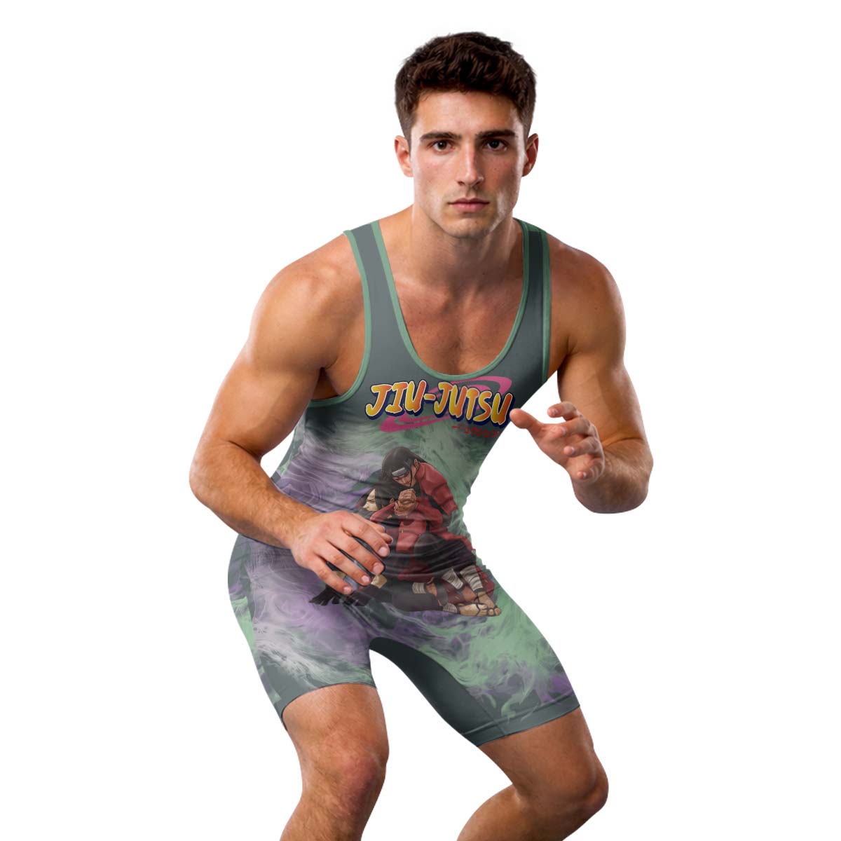  Naruto Hashirama Versus Madara Wrestling Singlet