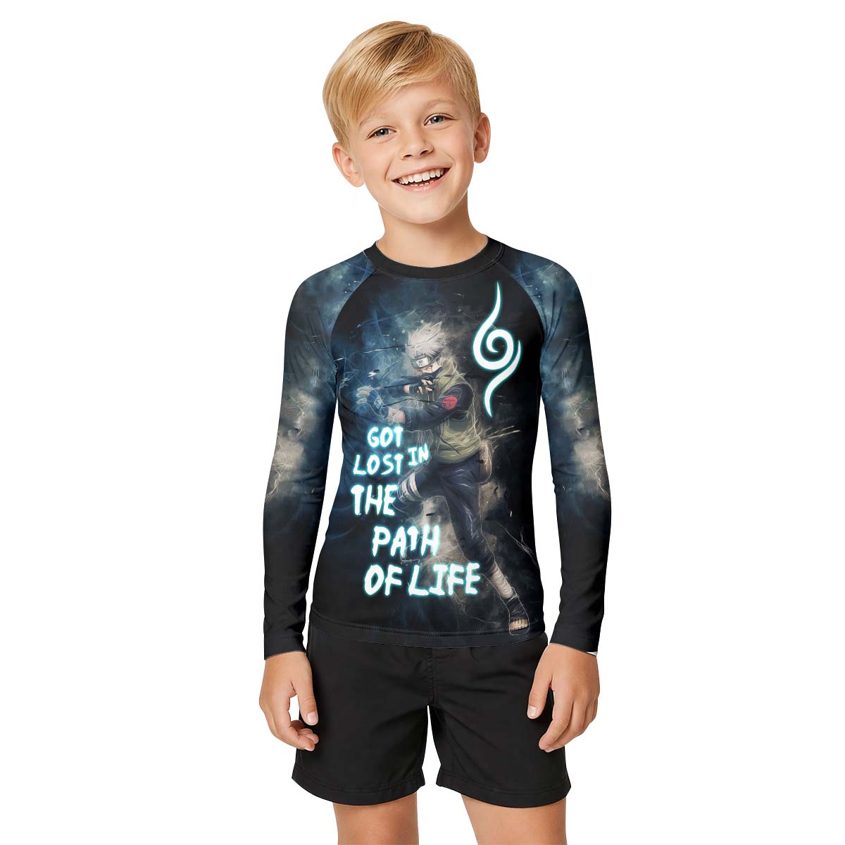 Naruto Hatake Kakashi Kid Rash Guard