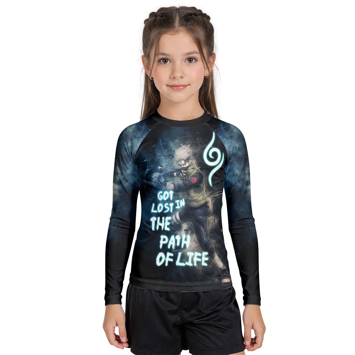 Naruto Hatake Kakashi Kid Rash Guard