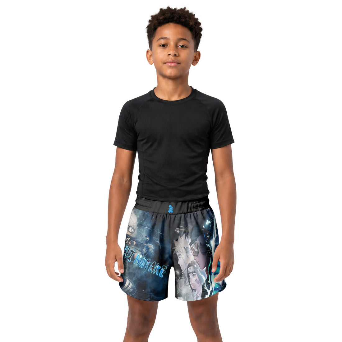 Naruto Hatake Kakashi Kids Grappling Shorts