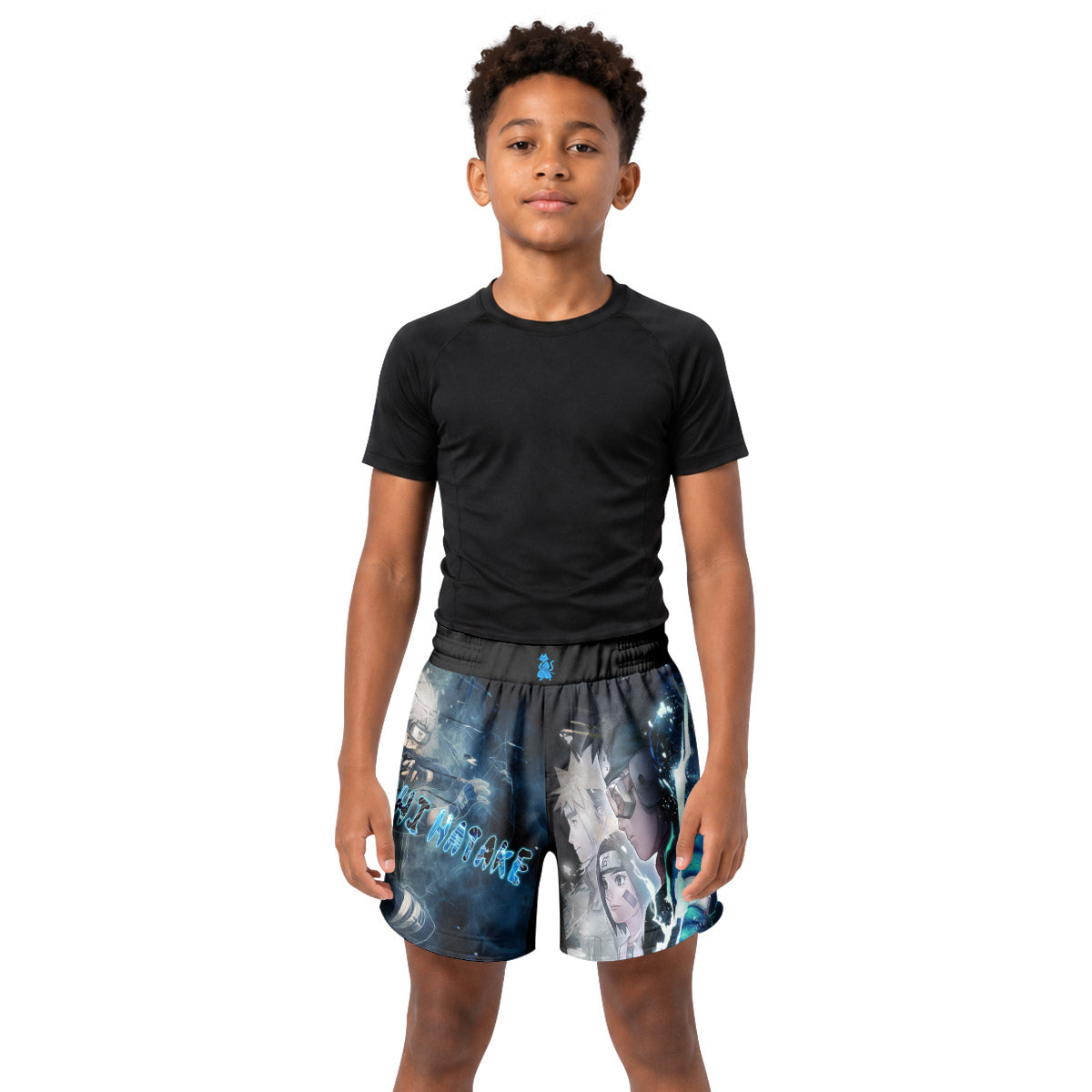 Naruto Hatake Kakashi Kids Grappling Shorts