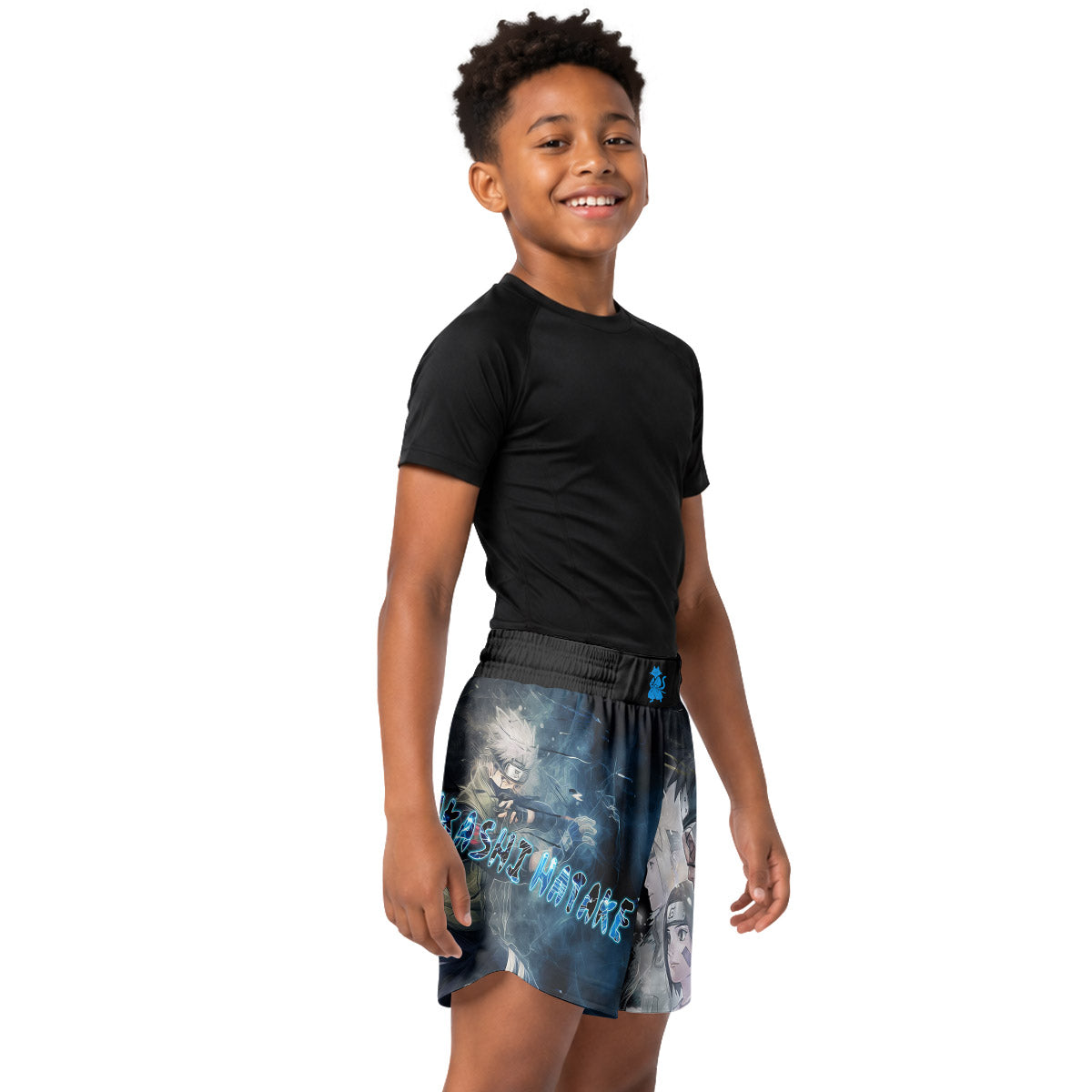 Naruto Hatake Kakashi Kids Grappling Shorts
