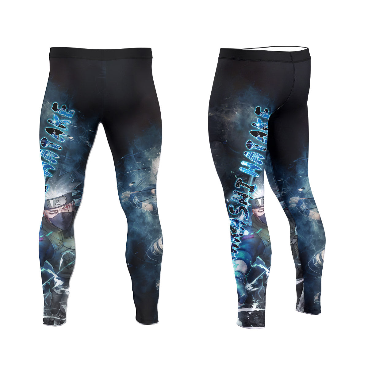  Naruto Hatake Kakashi Men's Compression Leggings