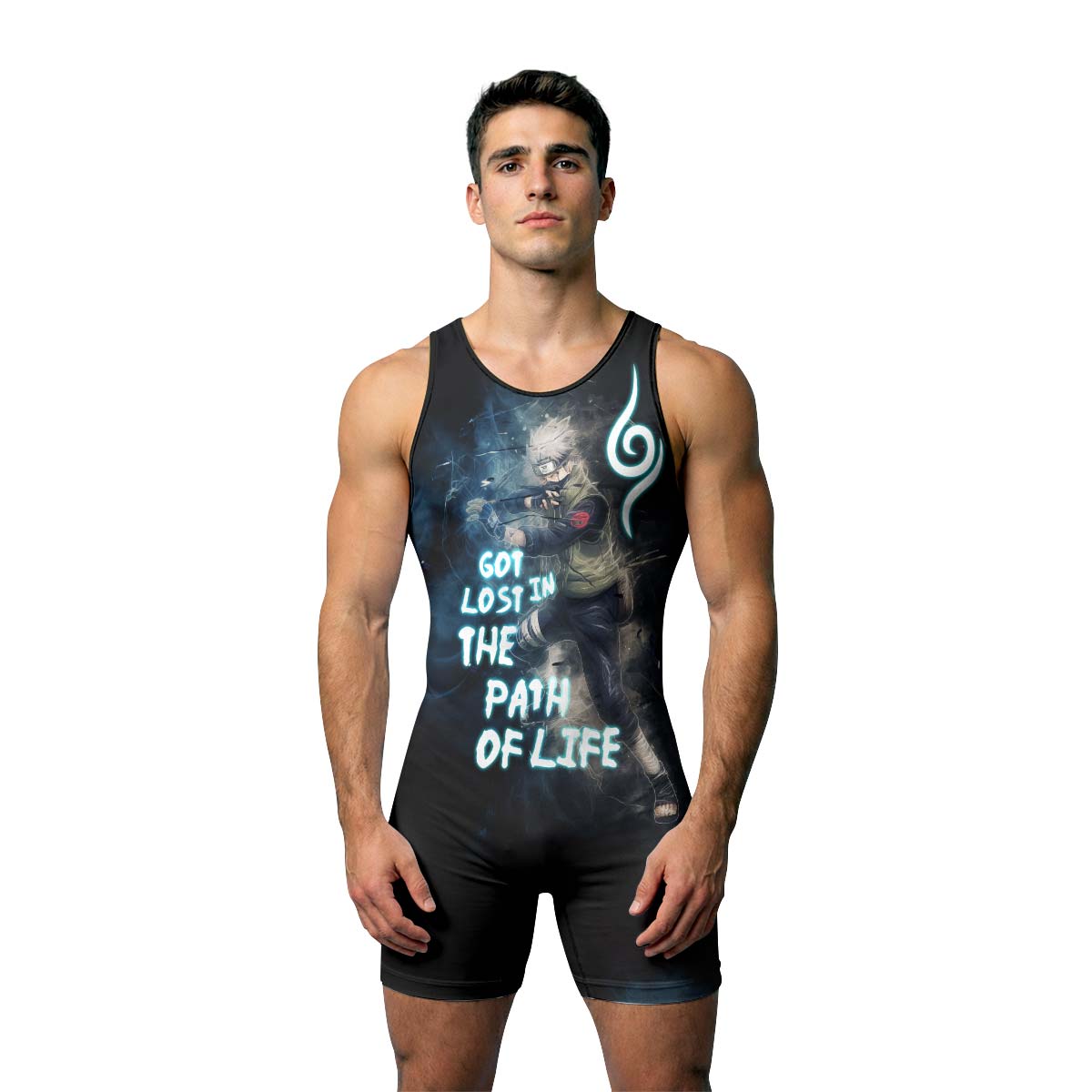  Naruto Hatake Kakashi Wrestling Singlet