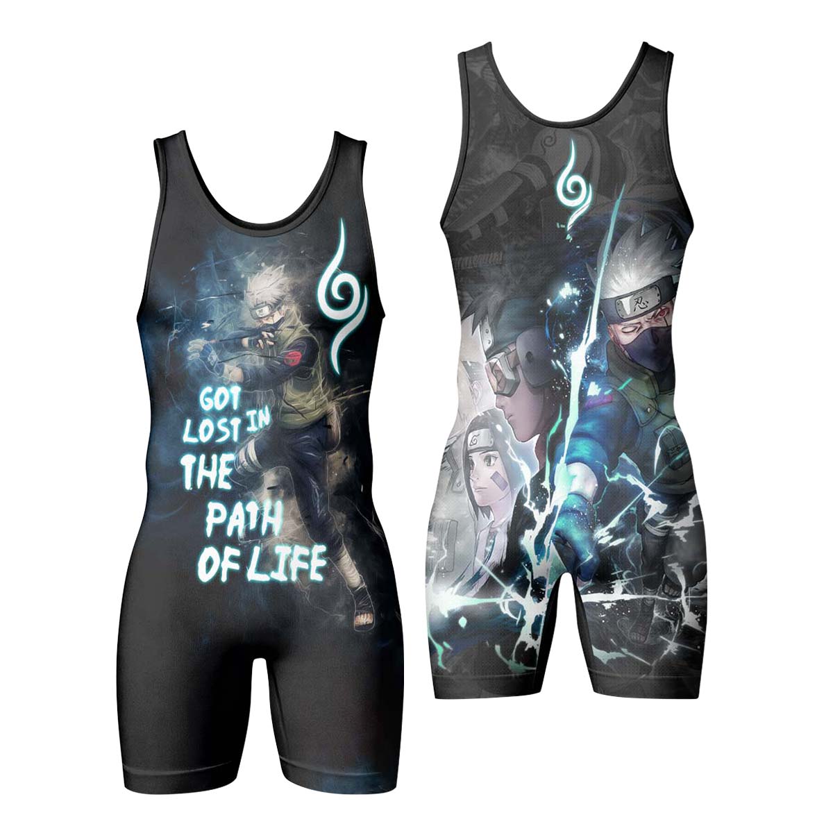  Naruto Hatake Kakashi Wrestling Singlet