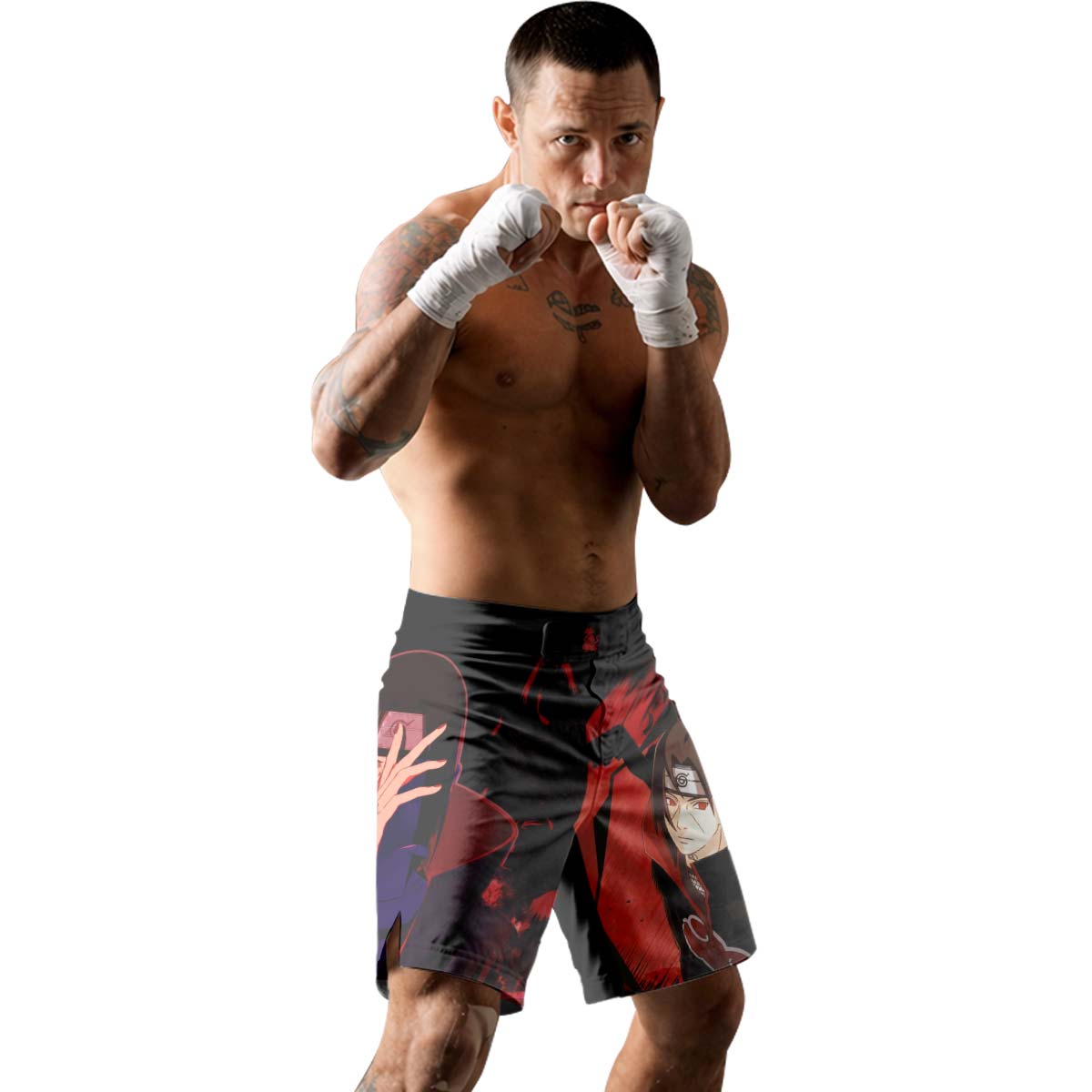  Naruto Itachi Akatsuki Fight Shorts