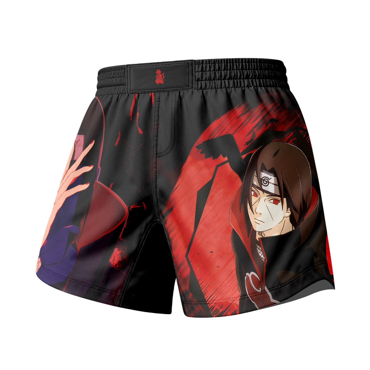  Naruto Itachi Akatsuki Grappling Shorts