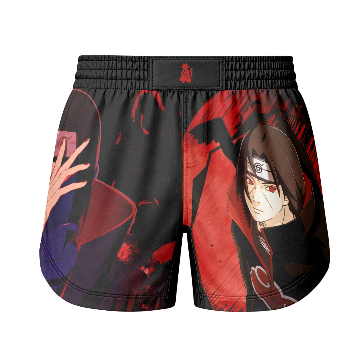  Naruto Itachi Akatsuki Grappling Shorts