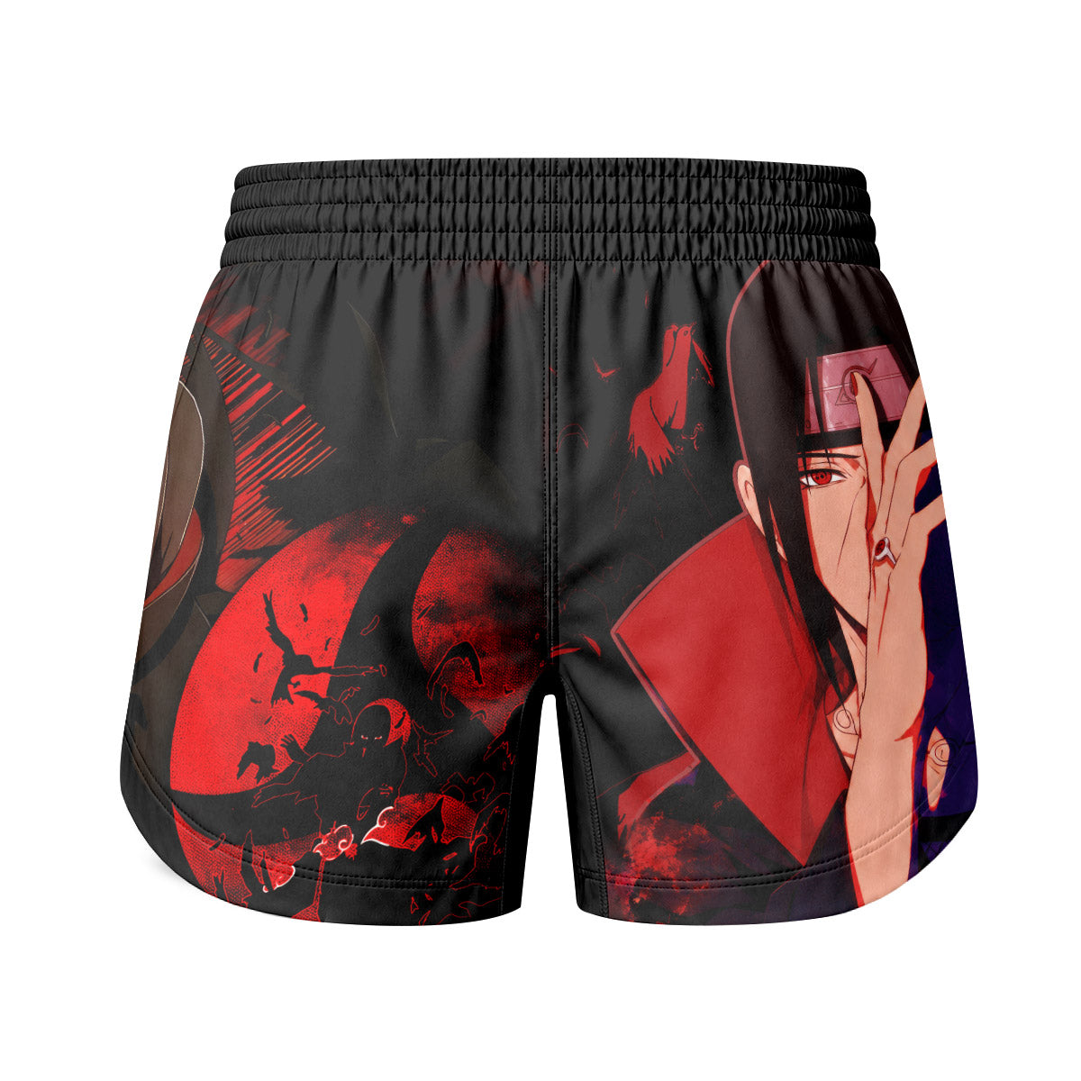  Naruto Itachi Akatsuki Grappling Shorts